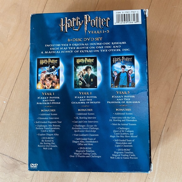 Harry Potter 6 DVD Set - Years 1-3 - Widescreen Editions - Picture 3 of 4